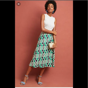 NWT Anthropologie Whimsy Midi Skirt by Eva Franco